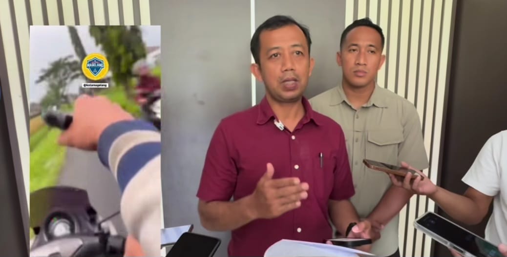 Polisi beberkan fakta video viral tawuran pelajar menggunakan pistol di Magelang, Jawa Tengah. 