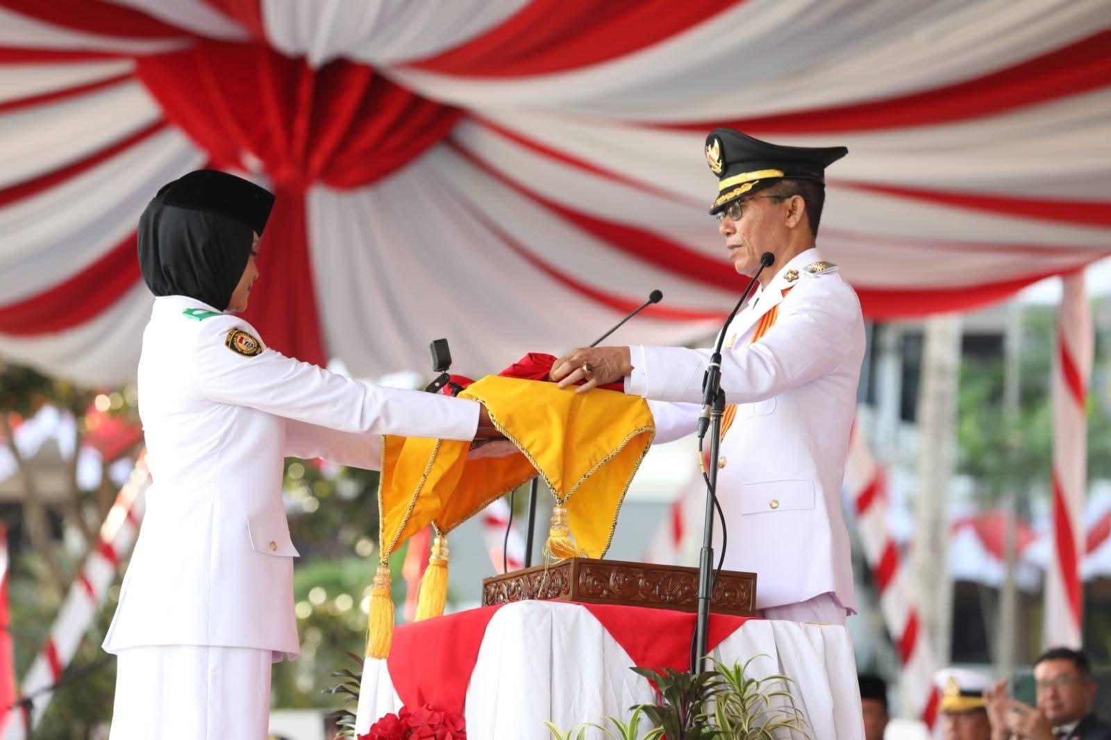 Paskibraka Kota Batam Sukses Kibarkan Merah Putih di HUT ke-80 RI   