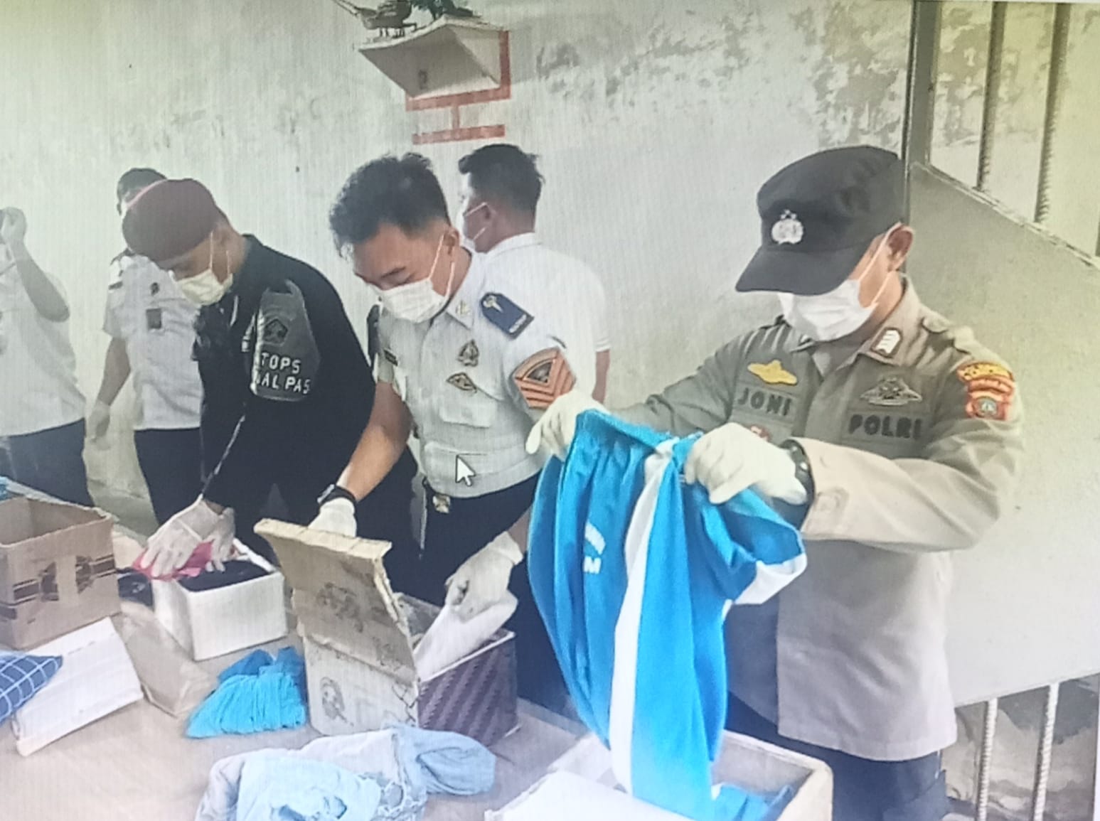 Deteksi Dini Gangguan Kemanan dan Ketertiban, Rutan Batam Laksanakan Razia Gabungan Bersama APH