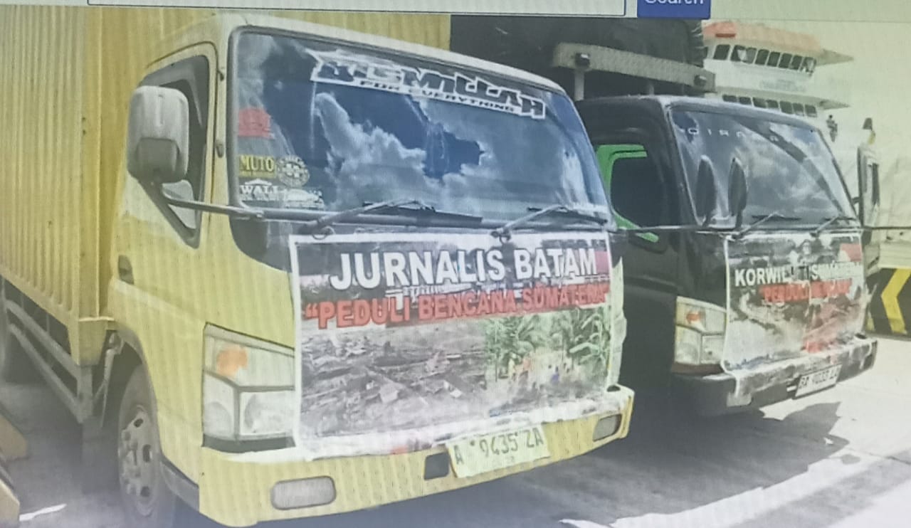 Jurnalis Batam Kirim Dua Truk Bantuan untuk Korban Bencana Sumatera