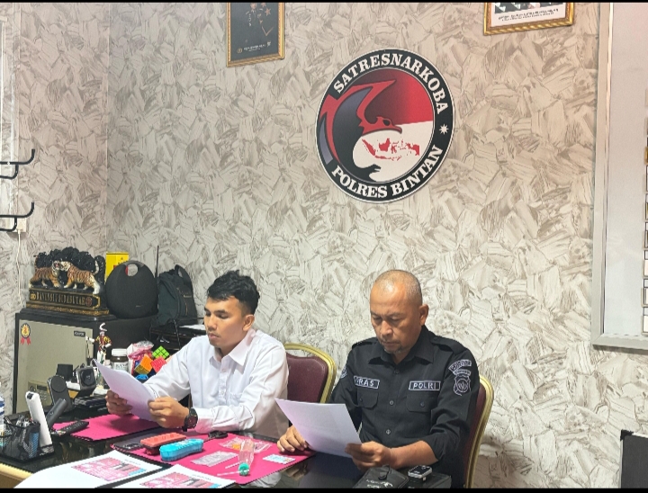 Polres Bintan Berhasil Amankan 1 Tersangka Kasus Narkotika Berinisial U