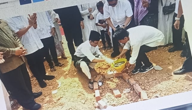 Wujudkan Kerinduan Warga, Masjid Jami’ Al-Falah Central Hills Batam Resmi Dibangun