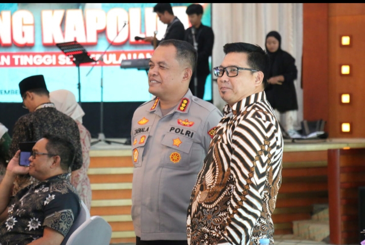 Kapolresta Barelang Hadiri Ngopi Bareng Kapolda Kepri Bersama Pimpinan Perguruan Tinggi Se-Kepri