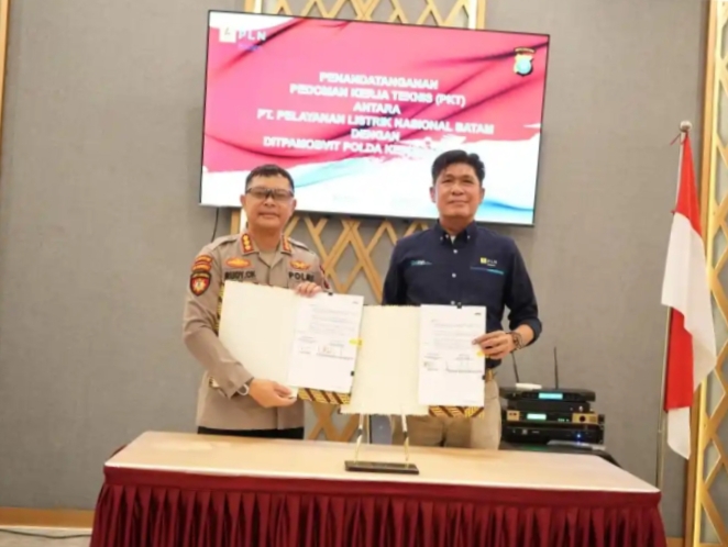 PLN Batam dan Polda Kepri Perkuat Sinergi, Tandatangani PKT Pengamanan Aset Vital 2026