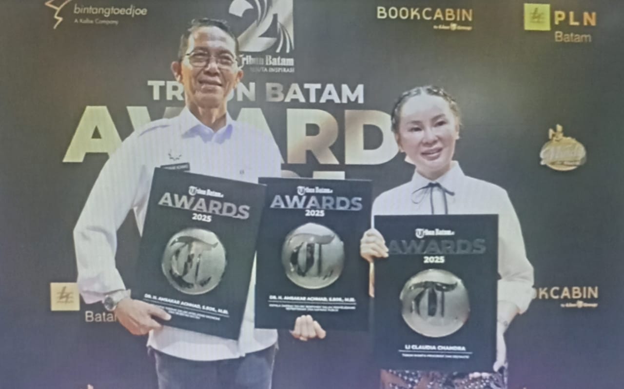 Amsakar-Li Claudia Chandra Dinobatkan Sebagai Pemimpin Terbaik di Batam