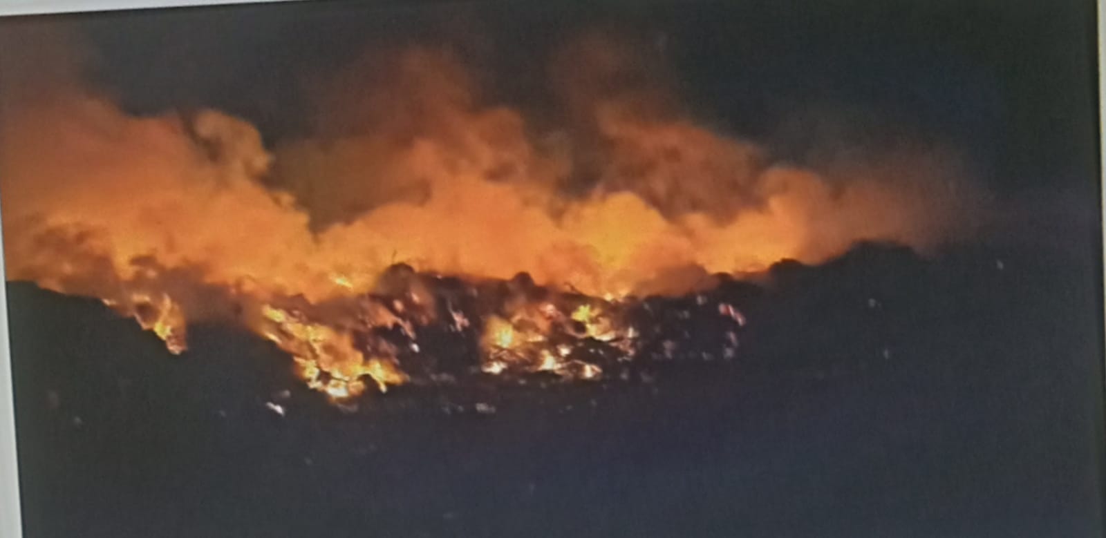 Patroli Cipkon Polsek Batam Kota Temukan Kebakaran Lahan di Taman Duta Mas