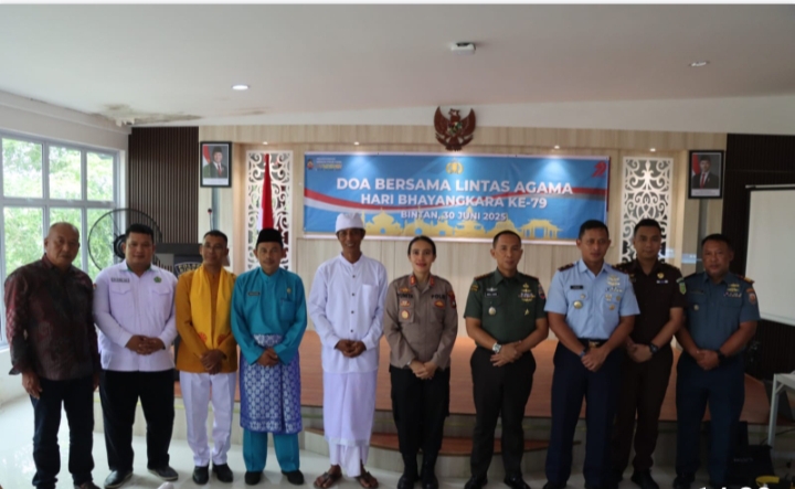 Polres Bintan Gelar Do'a Bersama Lintas Agama Sambut Hari Bhayangkara ke-79