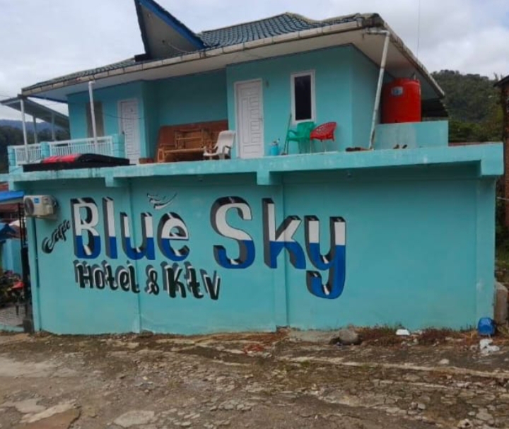Keterangan Poto: THM Blue Sky di kawasan wisata Bukit Lawang. (foto/sup)