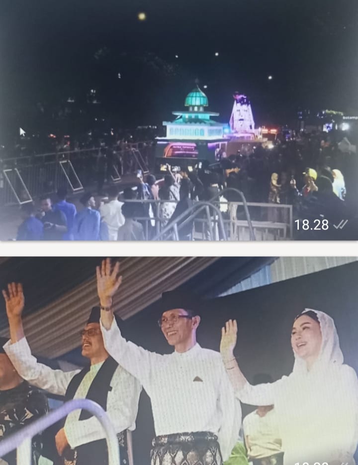 Semarak Malam Takbir di Batam: Puluhan Mobil Hias Pukau Warga di Dataran Engku Putri