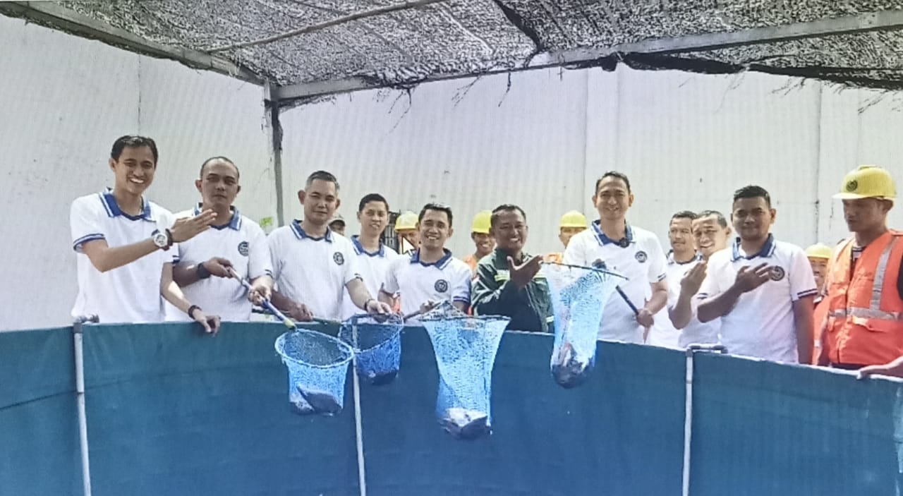 Lapas Batam Panen Ribuan Ekor Ikan Lele dan Nila, Dukung Ketahanan Pangan Nasional