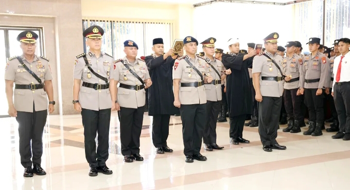 Polda Kepri Rotasi Sejumlah Pejabat Utama dan Kapolres Jajaran