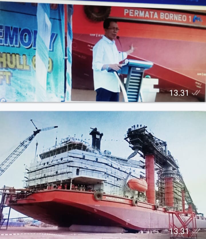 Batam Cetak Sejarah: Kapal FLF Permata Borneo 1 Resmi Diluncurkan, Bukti Kemandirian Maritim Nasional