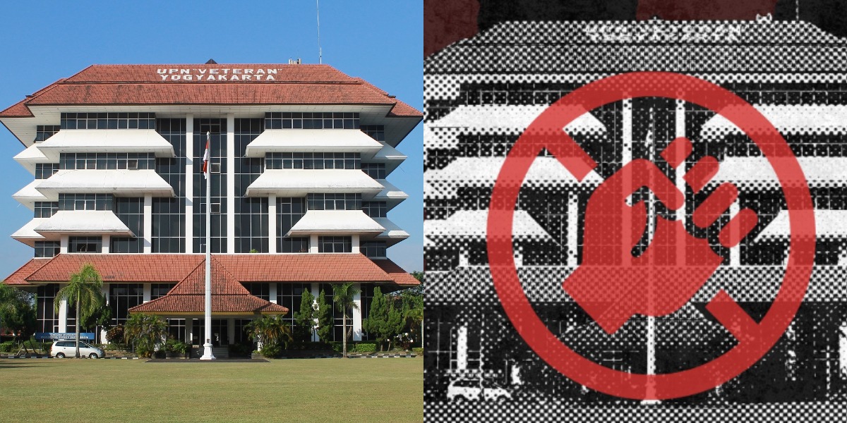 Menyoroti aksi demonstrasi mahasiswa UPN Veteran Yogyakarta terkait kasus dugaan kekerasan seksual dosen di lingkungan kampus. (Dok. UPN Veteran Yogyakarta - 