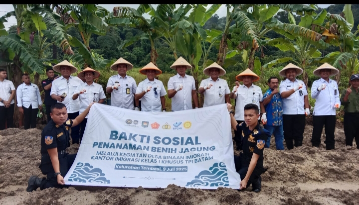 Aktivitas Imigrasi Batam dan KSP, Pemaparan TPPO Hingga Penanaman Jagung