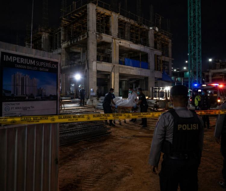 Geger! Mayat Pekerja Ditemukan Membusuk di Lokasi Proyek Apartemen Batam Kota
