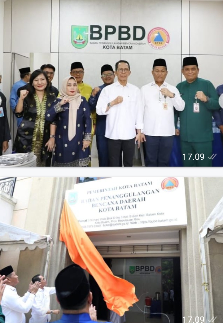 Walikota Batam Resmikan Kantor Baru BPBD dan BRIDA, Dorong Produktivitas dan Inovasi