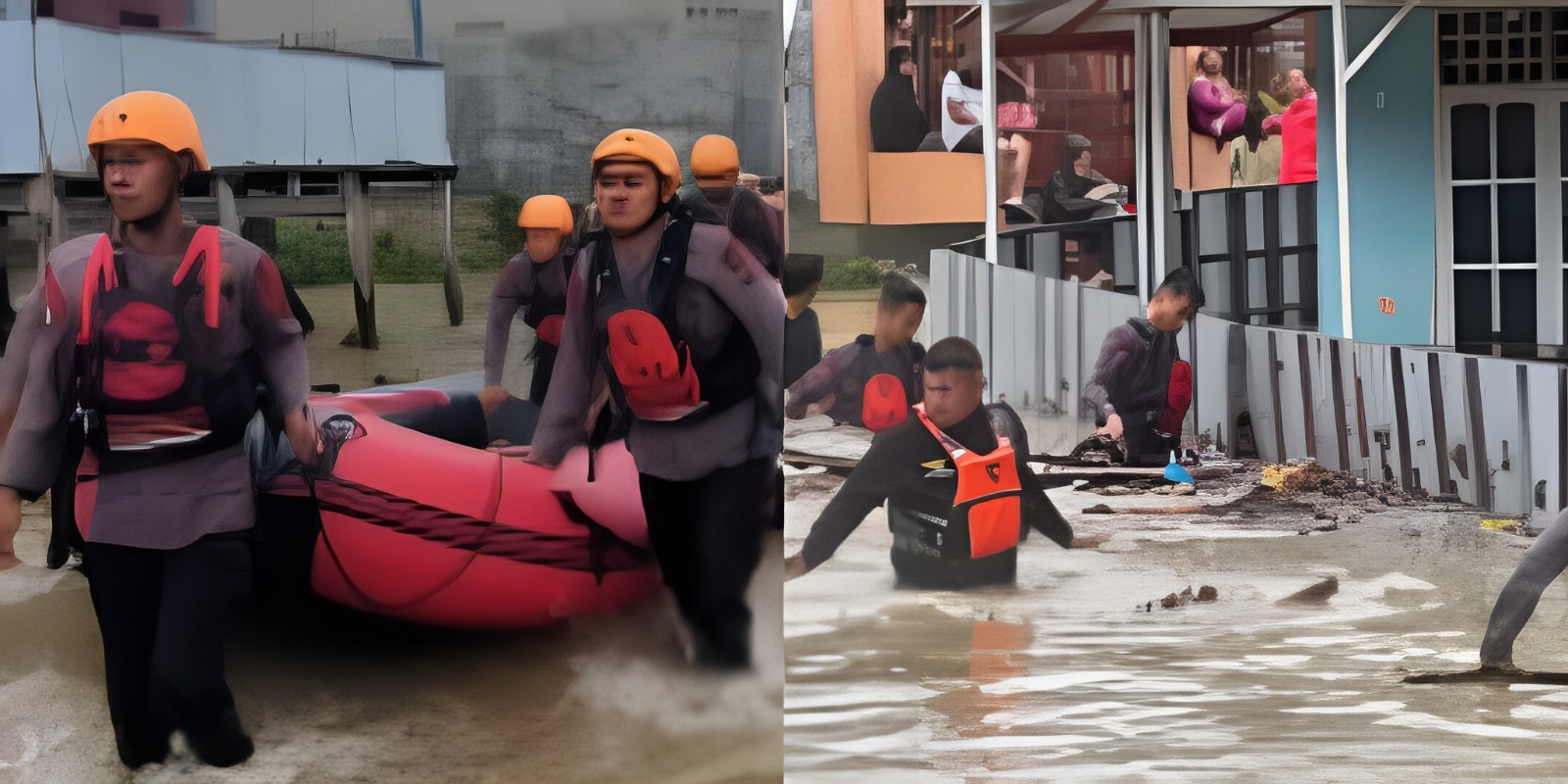 Keterangan Poto: Menyoroti bencana banjir yang melanda 2 wilayah kecamatan di Bone, Sulawesi Selatan, pada Jumat, 8 Mei 2026. (Instagram.com/@humaskorpsbrimob)