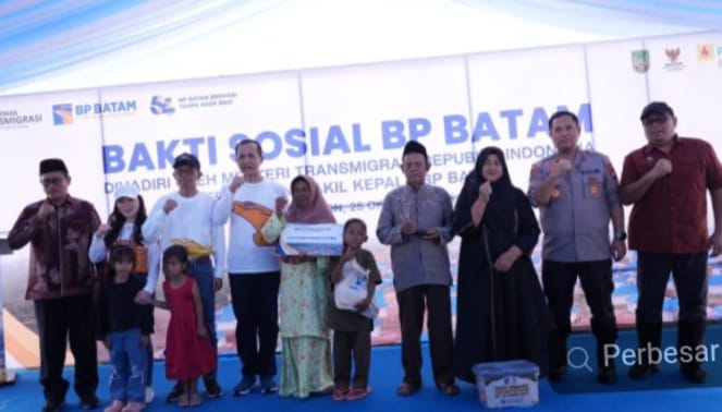 BP Batam Gelar Bakti Sosial, Hadirkan Senyum Warga Rempang Eco-City