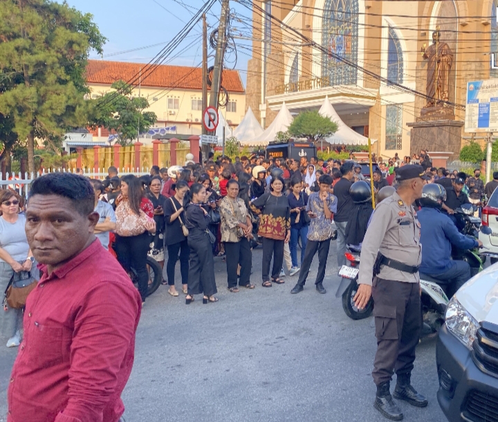 Polresta Barelang Pastikan Keamanan Ibadah Peringatan Wafat Yesus kristus Berjalan Aman