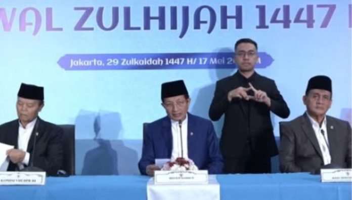 Keterangan Poto: Pemerintah melalui Kementerian Agama (Kemenag) resmi menetapkan Hari Raya Idul Adha 10 Zulhijah 1447 Hijriah. (foto/ist)