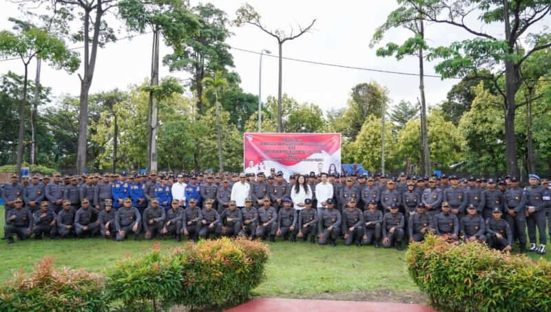 Keterangan Poto: Badan Pengusahaan (BP) Batam menggelar Apel Penyerahan Direktorat Pengamanan (Ditpam) Aset dan Kawasan dari Anggota/Deputi Bidang Infrastruktur kepada Anggota/Deputi Bidang Pelayanan Umum di Mako Ditpam BP Batam (foto/Humas BP Batam)