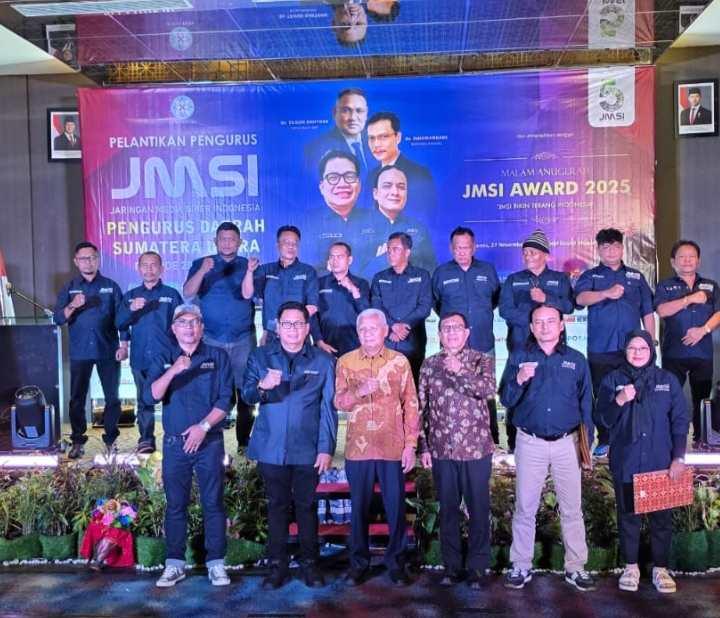 Rianto SH MH Resmi Pimpin JMSI Sumut, Hendry CH Bangun Titipkan Pesan Penting Pembinaan SDM