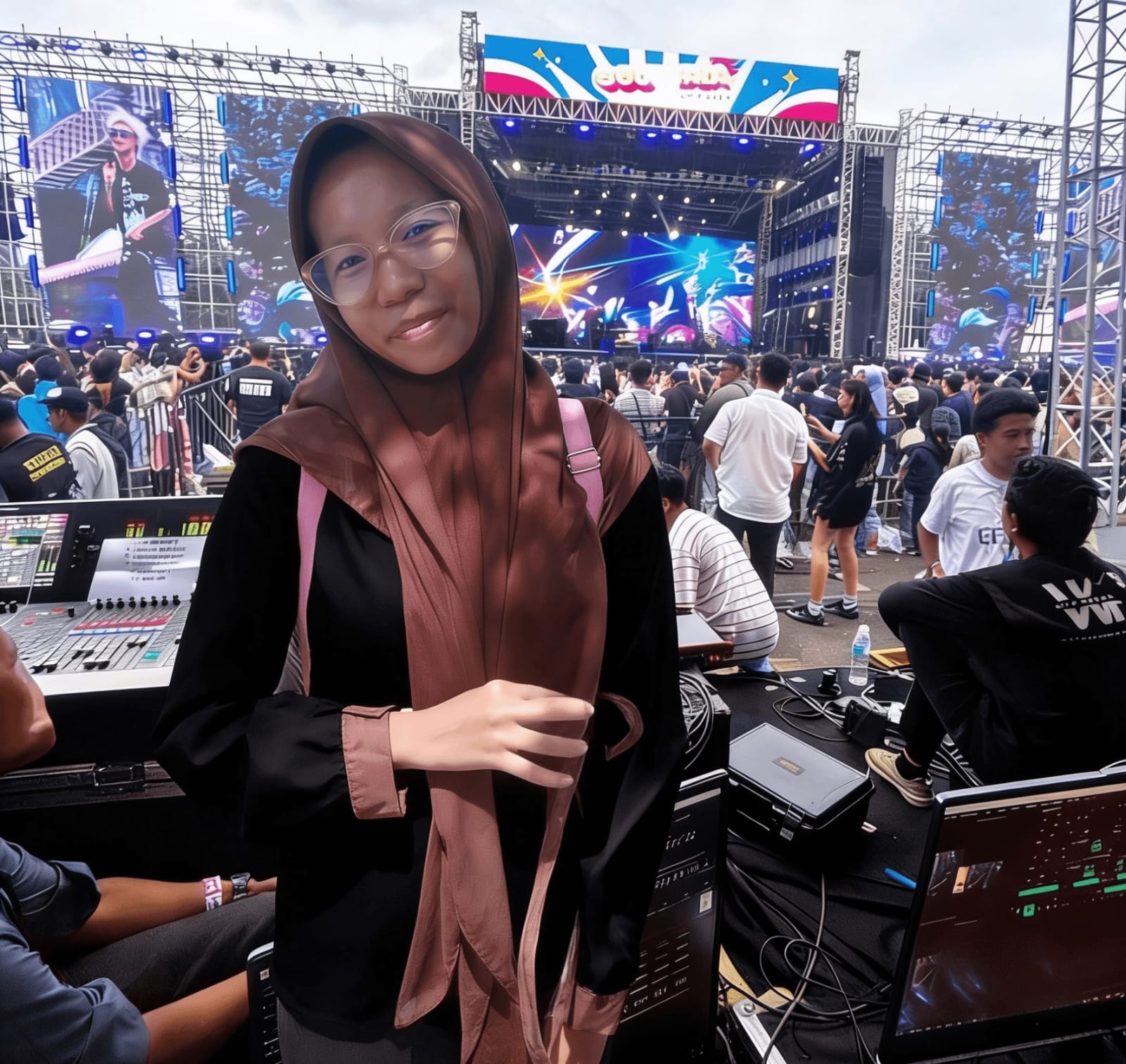 Penulis Muda Nada Salsabila Kamil Puji Kemeriahan Festival Musik Soundria Fest 3.0