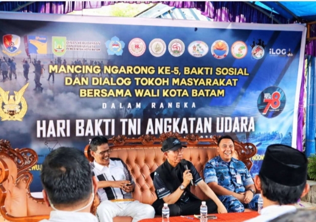 Wali Kota Amsakar Achmad Buka Mancing Ngarong, Wujud Sinergi Pemko Batam dan TNI AU