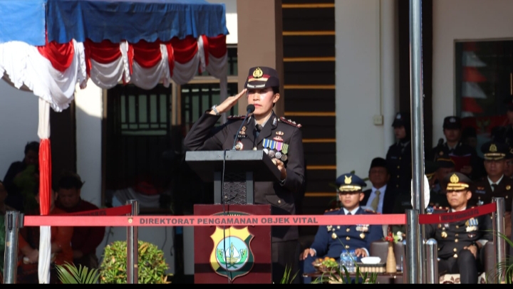 Polres Bintan Gelar Upacara Peringati Hari Bhayangkara ke-79