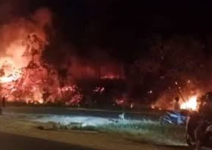 Lahan di Punggur Batam Kembali Membara, Api Nyaris Jilat Pemukiman Warga