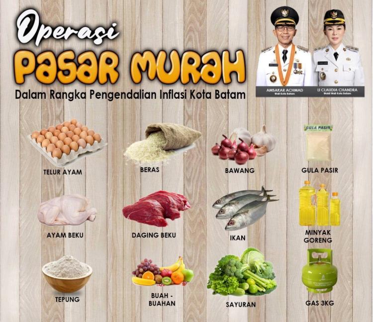 Pemerintah Kota Batam Gelar Operasi Pasar Murah untuk Kendalikan Inflasi
