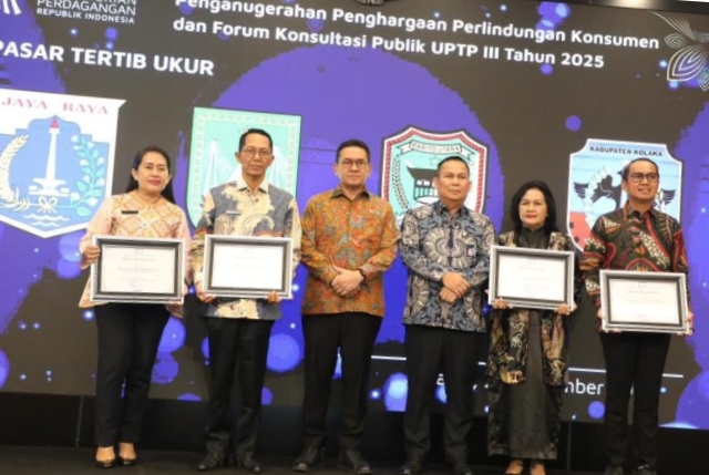 Pemko Batam Raih Penghargaan Perlindungan Konsumen 2025 Kategori Pasar Tertib Ukur